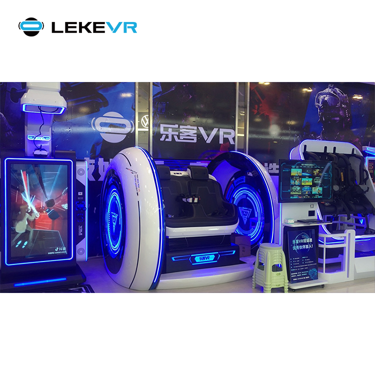 LEKE VR Game Center Business Space Shuttle2.0 Virtual Reality 9D Motion Thrill Ride Egg Chair Cinema Simulator Machine
