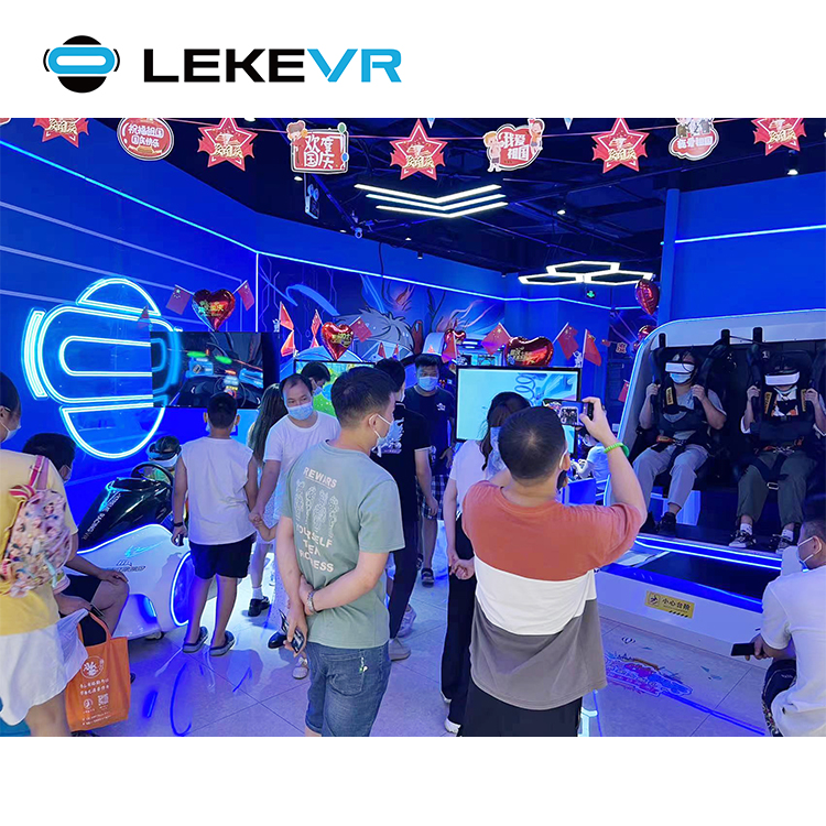 LEKE VR Kids Amusement Park Virtual Reality Machine Provider VR Solution Company VR Game Center 9d Simulator Theme Park