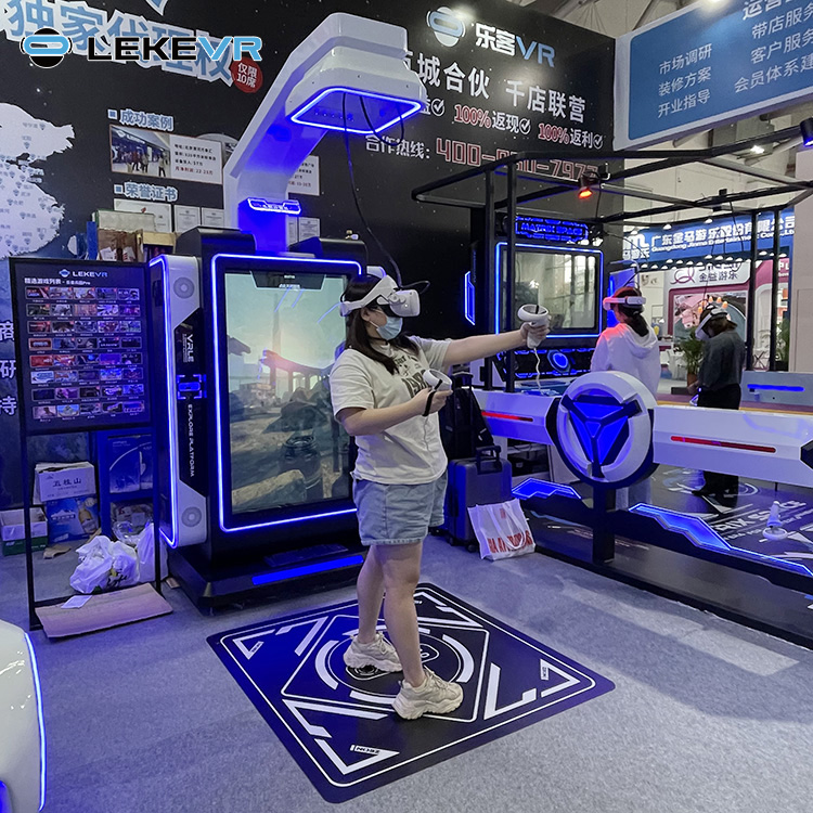 LEKE VR Wholesale Corps Pro Self-Service Platfrom Amusement Park Arcade Machine
