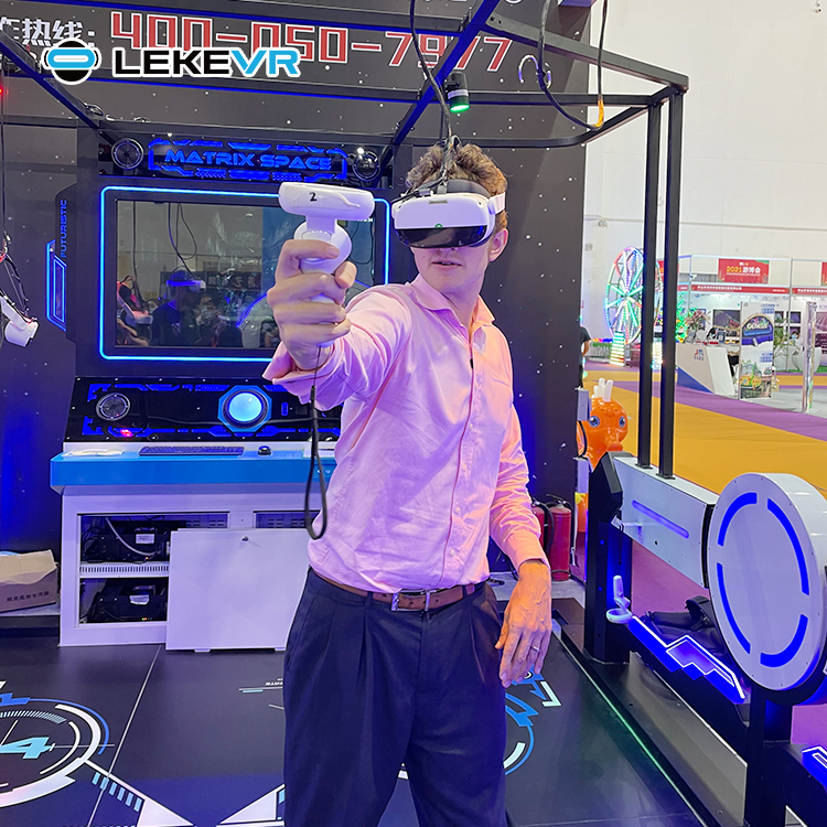 LEKE VR Matrix Space 4 Players Zombie Games Escape Room Arcade Machine Vr Simulator